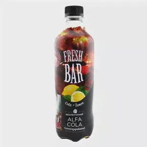 Напиток «Fresh Bar» Alfa Cola безалкогольный сильногазированный 480 мл пл/б