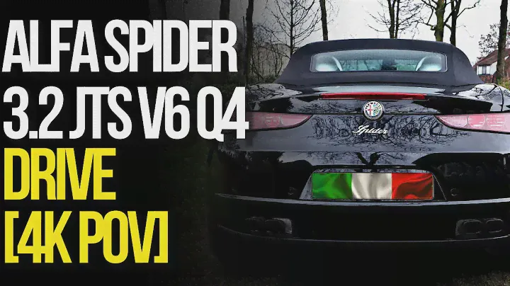Alfa Romeo Spider 3.2 V6 JTS Q4 | Drive [4k POV]