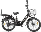 Велогибрид GREEN CITY e-ALFA Fat черный