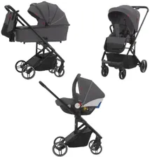 Коляска детская CARRELLO Alfa CRL-6508 2023 3в1 Falcon Grey