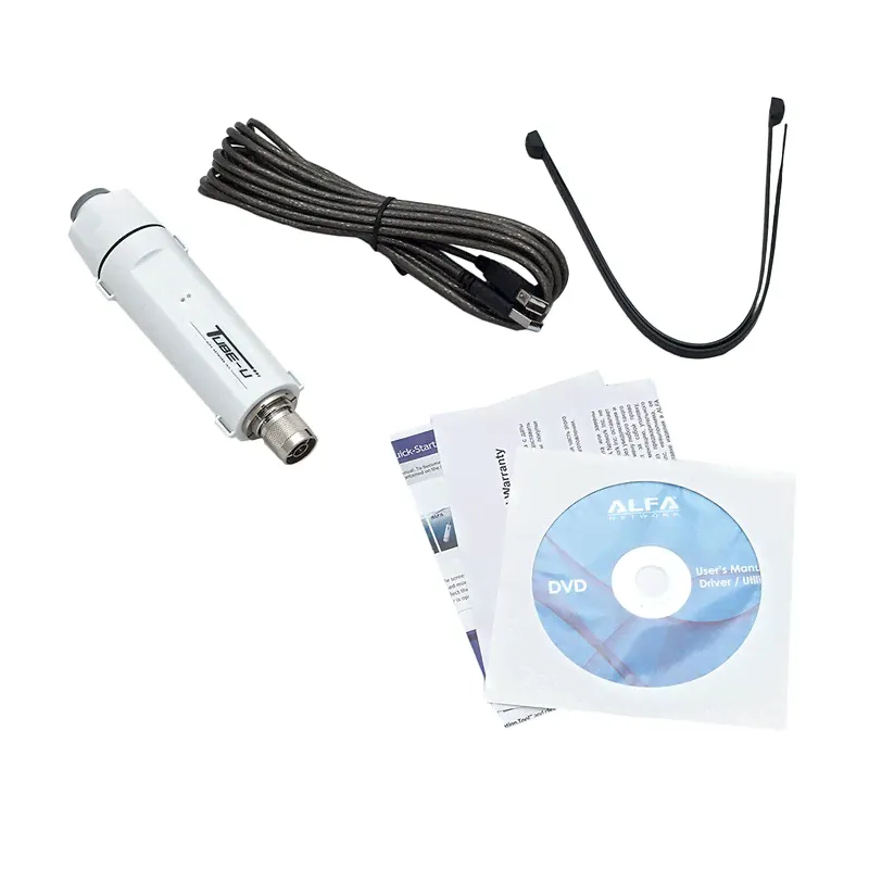 Адаптер WiFi уличный Alfa Network Tube-U USB (2.4 ГГц, 500 мВт)-4