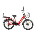 Электровелосипед GREEN CITY e-ALFA Fat Красный