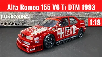 1/18 Minichamps Alfa Romeo 155 V6 Ti DTM 1993 [Unboxing]