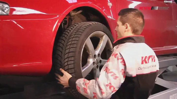 Замена передних амортизаторов KYB на ALFA ROMEO