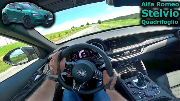 2024 Alfa Romeo Stelvio Quadrifoglio (facelift) | twisty roads POV driving