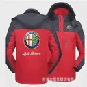 🛍 Новая зимняя мужская куртка ALFA ROMEO, теплое пальто, мужские ветрозащитные куртки с капюшоном, верхняя одежда, повседневное пальто для альпини...