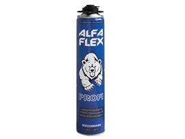 ПЕНА ПИСТОЛЕТНАЯ ALFA FLEX PROFI 45 ВСЕСЕЗОННАЯ (12шт/кор)