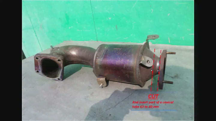 Catalytic Converter Modification Alfa Romeo MiTo