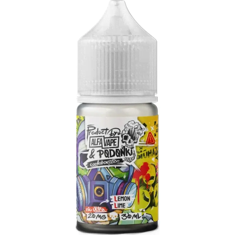 Жидкость Alfa Vape & Podonki Lemon Lime — Лайм с Лимоном 2%, 30 мл-0