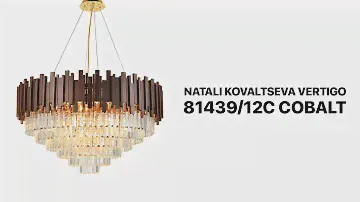 Люстра подвесная хрустальная VERTIGO 81439/12C COBALT от Natali Kovaltseva