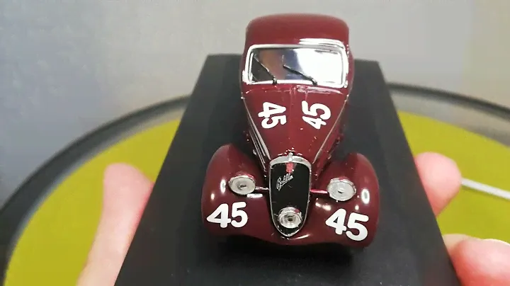 Fiat 508CS MM Berlinetta, 1936 Aldo Marazza  Carlo Benedetti 1/43 Hachette Rally Car Models