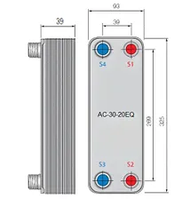 Паяный теплообменник Alfa Laval AC-30EQ-20H-F