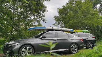 Alfa Gear Soft Roof Rack Pads--One Stop Solution for Your Kayaking on top of your cars