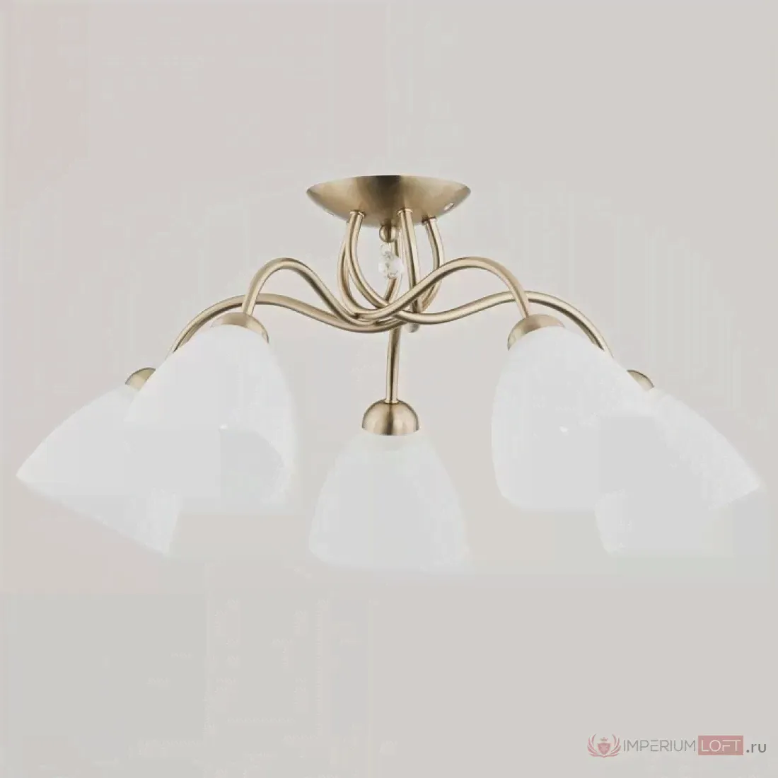 Потолочная люстра Alfa Amarillo Patyna 23755 от ImperiumLoft