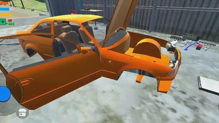 Franklin Doing Restoration Of BMW E36 || Car Part Simulator 2