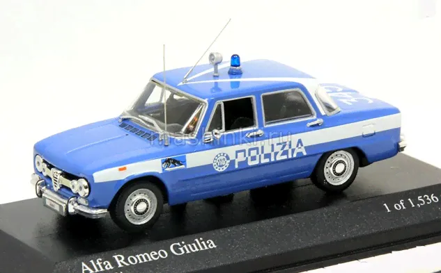 MINICHAMPS 1/43 ALFA ROMEO Giulia Polizia
