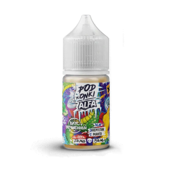 Podonki Alfa Vape 20мг Ultra 30мл Энергетик с Манго