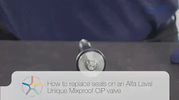How to replace seals on an Alfa Laval Unique Mixproof CIP valve