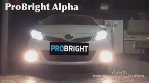 Комплект ProBright Alfa на toyota yaris 2012