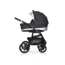 Коляска 2 в 1 Riko Basic Alfa Ecco графит-серый