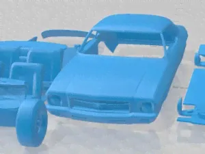 Alfa Romeo 8C 2300 Corto Touring Spider 1932 Printable Car 3D Print Model-4