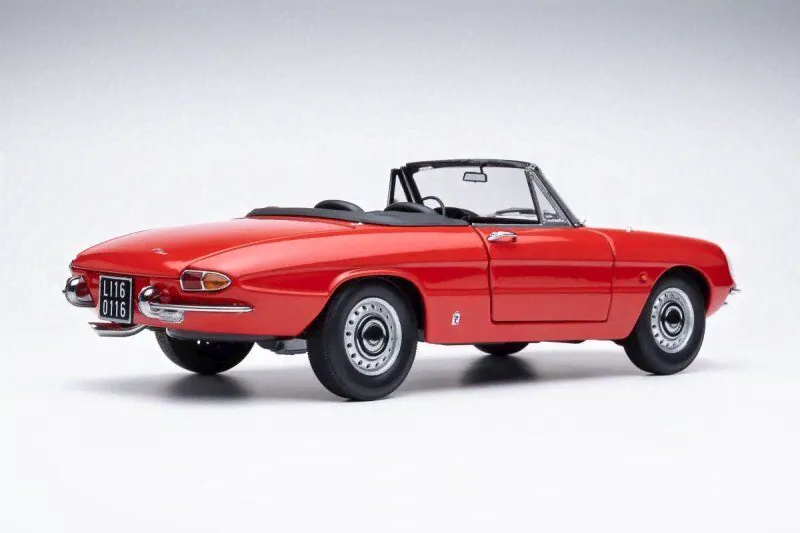 Масштабная модель Alfa Romeo 1600 Duetto Spider 1966 красный лучшая цена!-0
