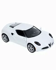 Машинка коллекционная 1:24 Alfa Romeo 4C белая MotorMax