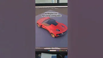 🔥 rear end of Alfa Romeo in Blender!