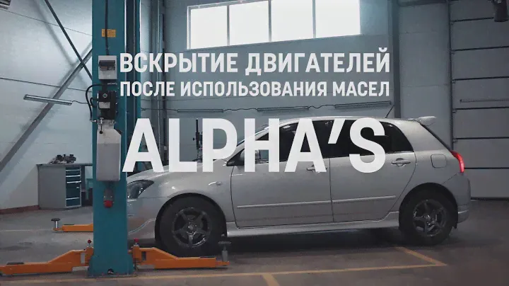 Вскрытие двигателя после масла ALPHA`S 5W40 (Toyota Alex)