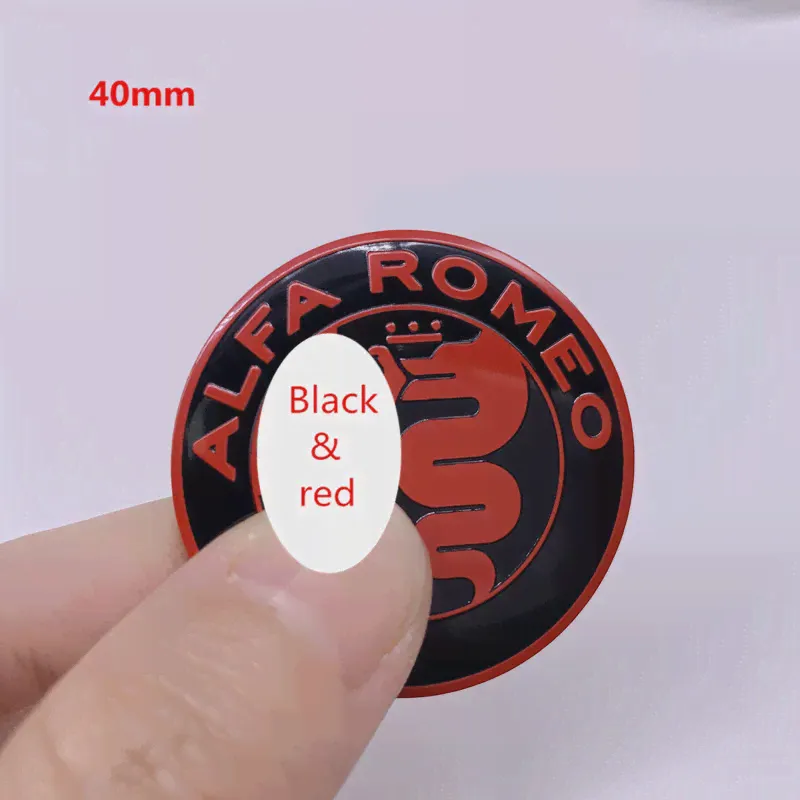 🛍 Значок на руль ALFA ROMEO, стикер 40 мм 404 мм для Mito 147, 156, 159, 166, Giulietta GT, 2 шт.-1