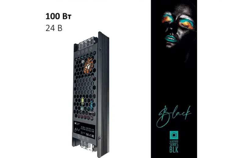 Блок питания ALFA BLACK 24V 100W IP20-0