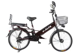 Комфортный электровелосипед Eltreco e-Alfa L (2018)
