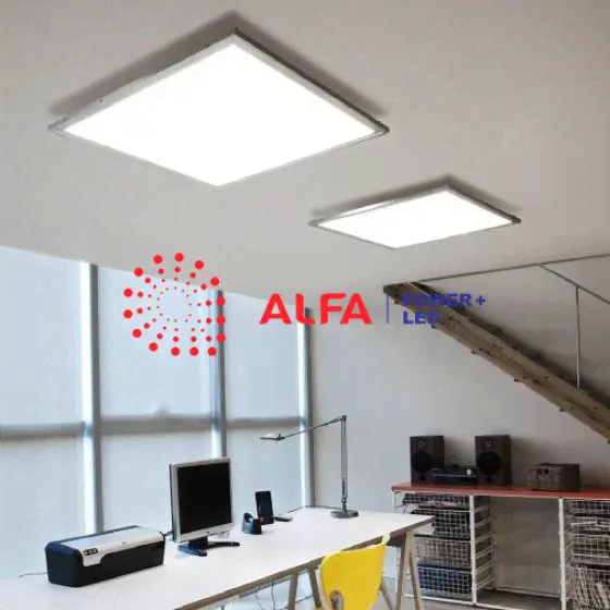 Светильник ALFA-BOX-500 (Квадрат, 500*500*100 мм, 36 Вт, подвесной)
