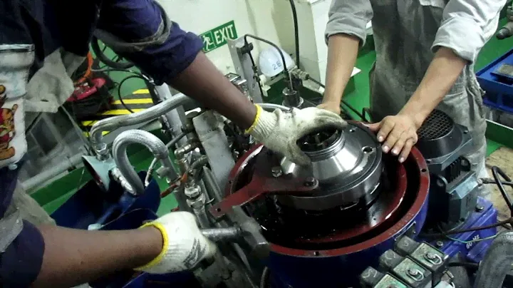 Alfa Laval Lube oil Purifier Overhaul Dismantling