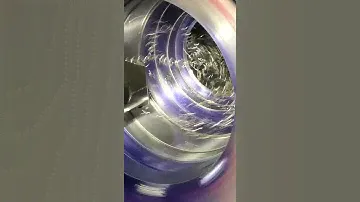GreySun Centrifuge machining a Alfa Laval Lynx 40 solid end conveyor bore