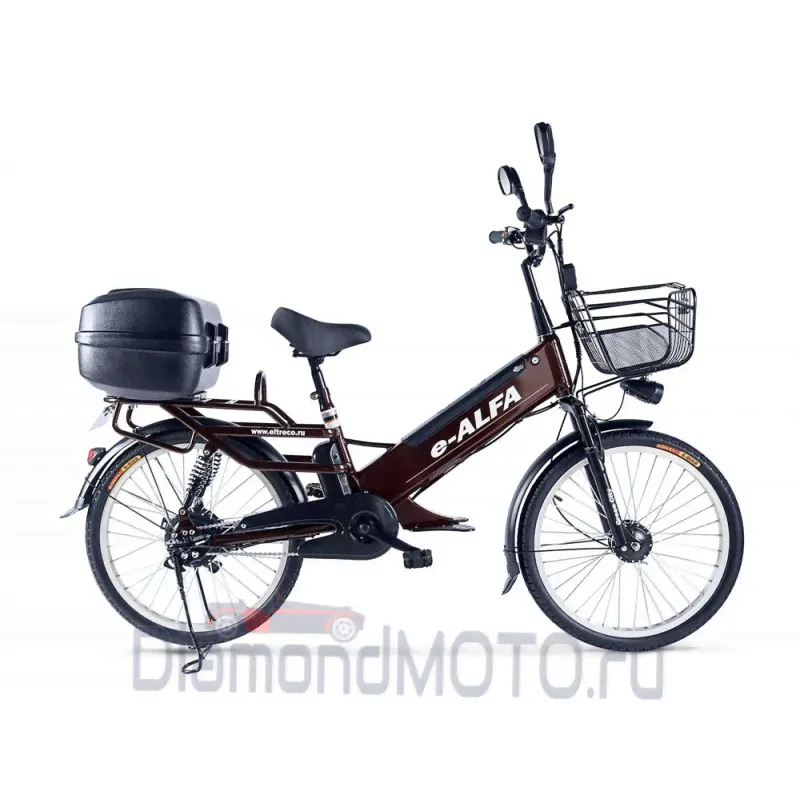 Велогибрид e-ALFA GL с кофром