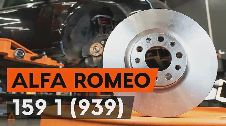 Как заменить передние тормозные диски на ALFA ROMEO 159 (939) [ВИДЕОУРОК AUTODOC]