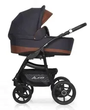 Riko Basic Детская коляска Alfa Ecco 2 в 1 / графит-кирпичный / 03