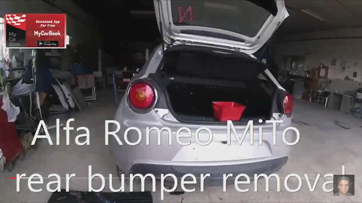 Alfa Romeo MiTo  rear bumper removal