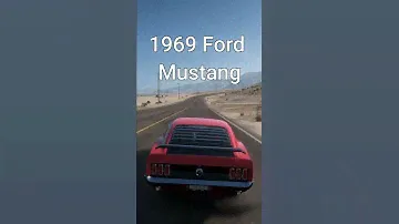 Ford Mustang evolution in Forza horizon 5