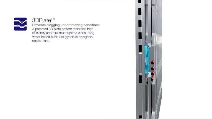 Alfa Laval PCHE 3DPlate - Prevents clogging under freezing conditions