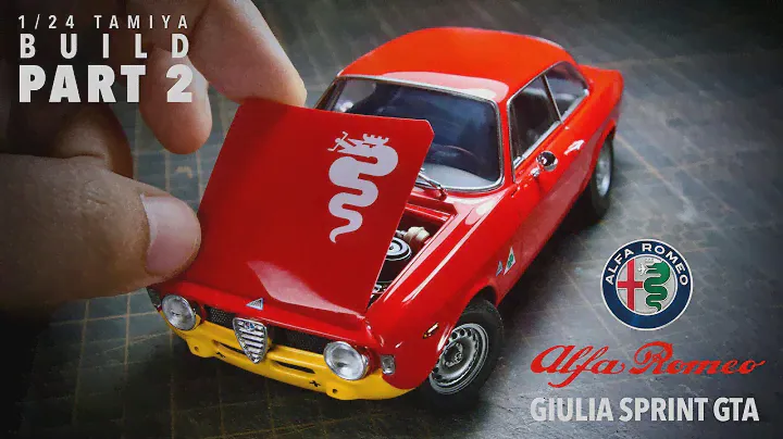 Alfa Romeo Giulia Sprint GTA - Tamiya - 1/24 - Scale Model Build - Part 2