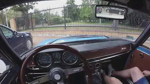 Alfa Giulia 1600 hard street driving