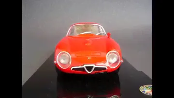 Diecast model cars 1/24 - ALFA Romeo Giulia TZ1 1963 1967 - Hachette,  Collezione del Centenario