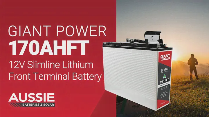 Giant 170AHFT 12V Slimline Lithium Front Terminal Battery