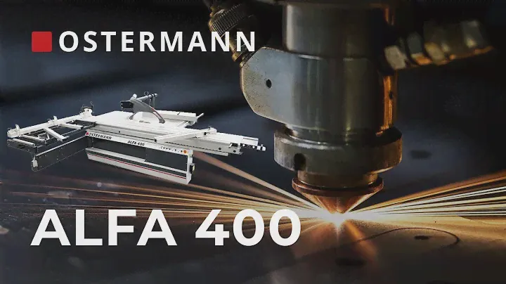 Форматно раскроечный станок OSTERMANN модель ALFA 400   демонстраниция работы оборудования