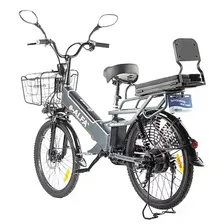 Green City e-ALFA GL электровелосипед с корзиной