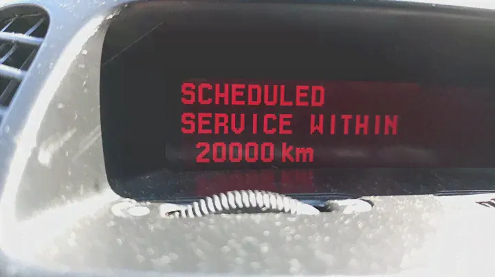 Reset oil service Alfa Romeo 156