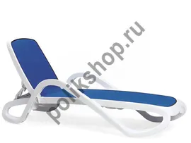 Шезлонг Alfa Blue