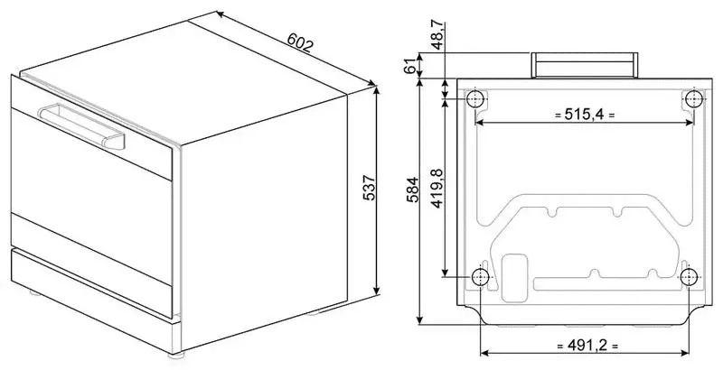 Печь конвекционная электрическая SMEG Alfa 43 X-1